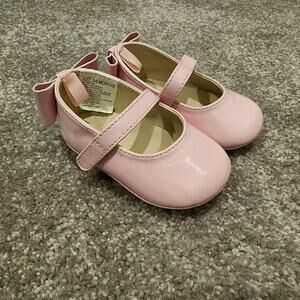 Gymboree Pink Mary Jane's Sz 3-6M